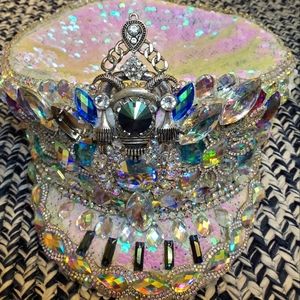 Burning Man Embellished Hat